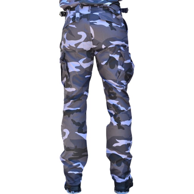 Camouflé urbain bleu