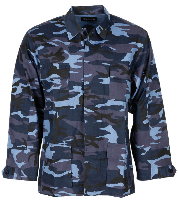 Camouflé urbain bleu